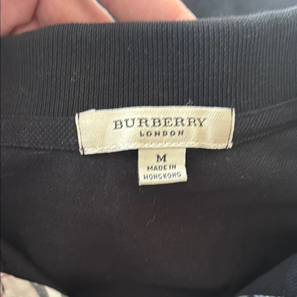 Burberry Black Polo Shirt - Picture 5 of 6